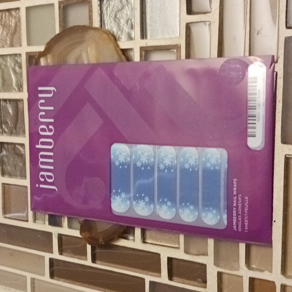 Jamberry Nail wraps 1 sheet-Let it snow